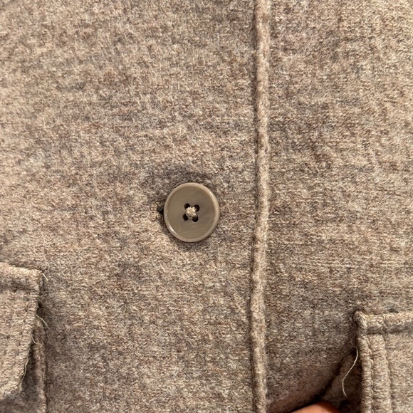 Banana Republic Beige Wool Utility Shirt Jacket - Picture 6 of 7